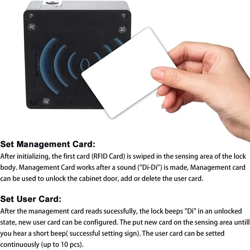 SmartDrawer Schubladenschloss mit RFID-Entriegelung